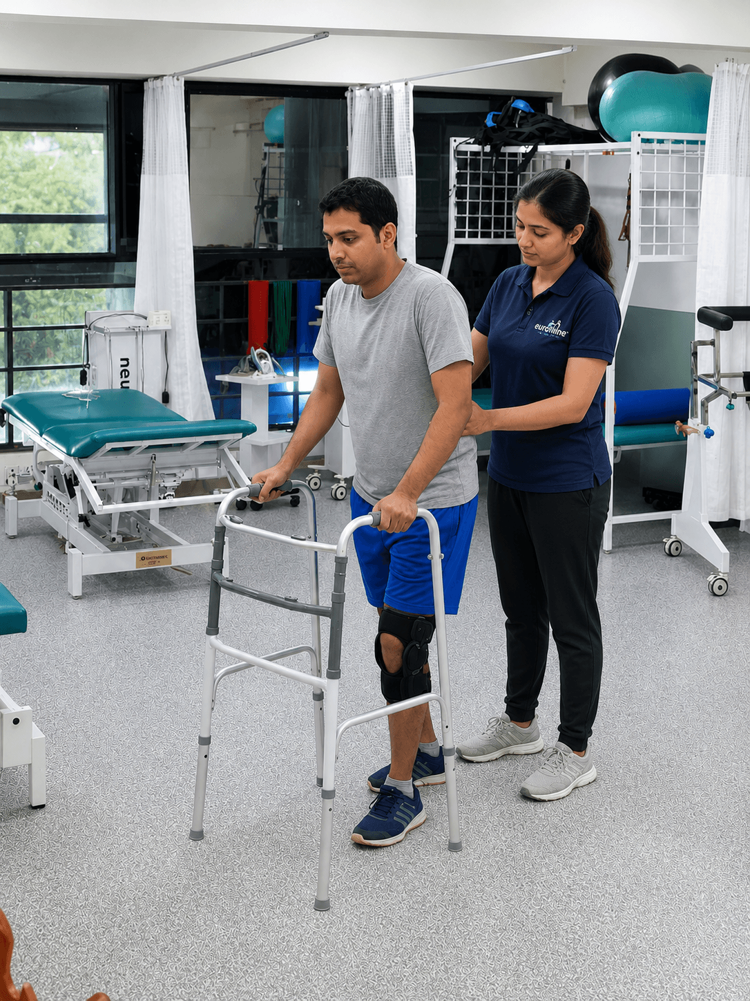 Orthopedic rehabilitation treatment session